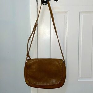 Stone Mountain Crossbody Hobo Leather Bag